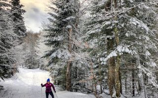 ski de fond dans l'Ain