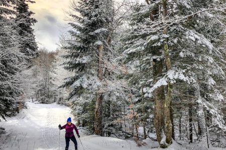 ski de fond dans l'Ain