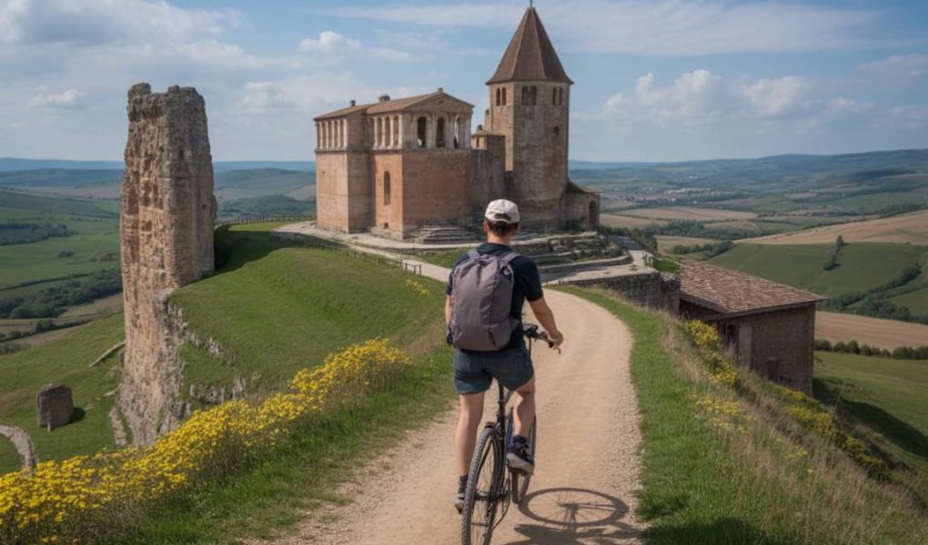 Balades à vélo autour des sites romans de l’Ain : entre spiritualité, histoire et paysages bucoliques