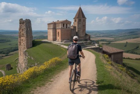 Balades à vélo autour des sites romans de l’Ain : entre spiritualité, histoire et paysages bucoliques