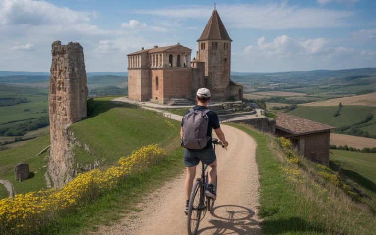 Balades à vélo autour des sites romans de l’Ain : entre spiritualité, histoire et paysages bucoliques