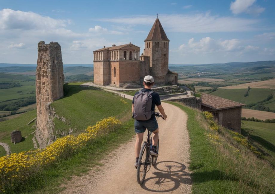 Balades à vélo autour des sites romans de l’Ain : entre spiritualité, histoire et paysages bucoliques